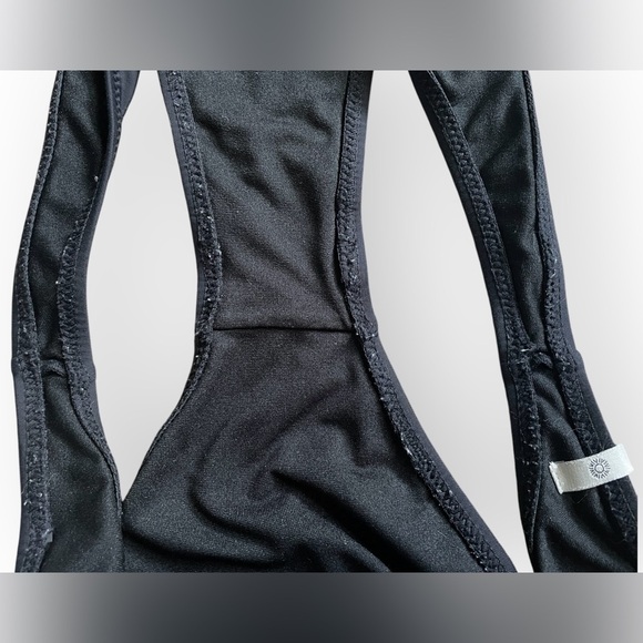 Rhythm. Brand for Free People Cheeky Hi-Cut Bikini Swimsuit Bottoms in Black s L - Picture 6 of 6